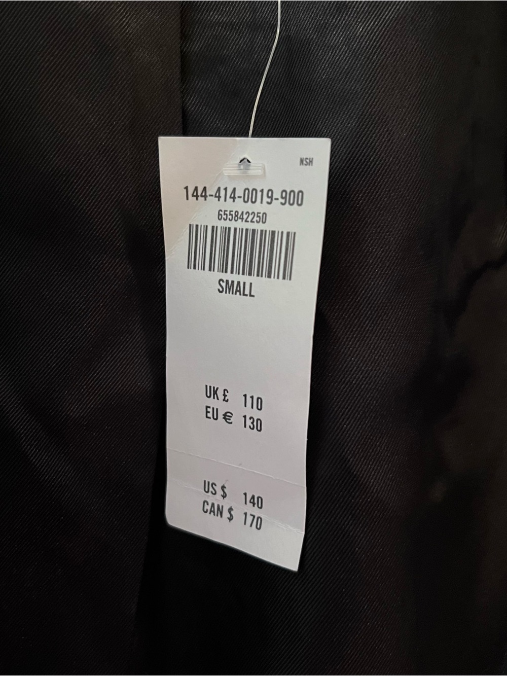 Abercrombie & Fitch Black Cropped Jacket with Gold Buttons - Picture 16 of 16